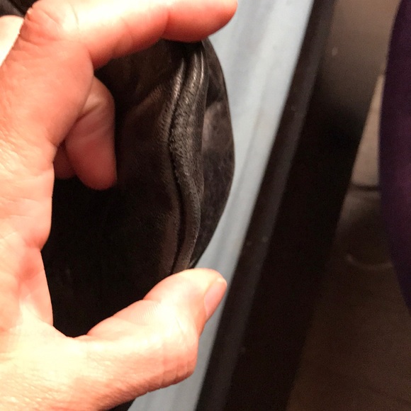 L.A.M.B. Black/cream/tan hobo bag - Picture 4 of 8